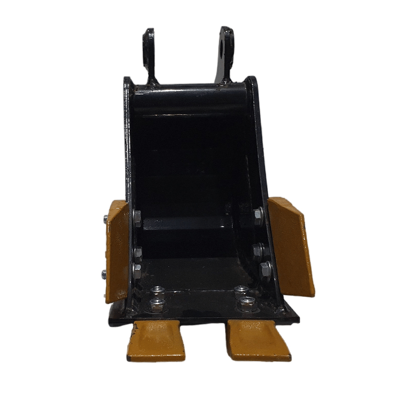 Kaivinkoneen kauha hampailla