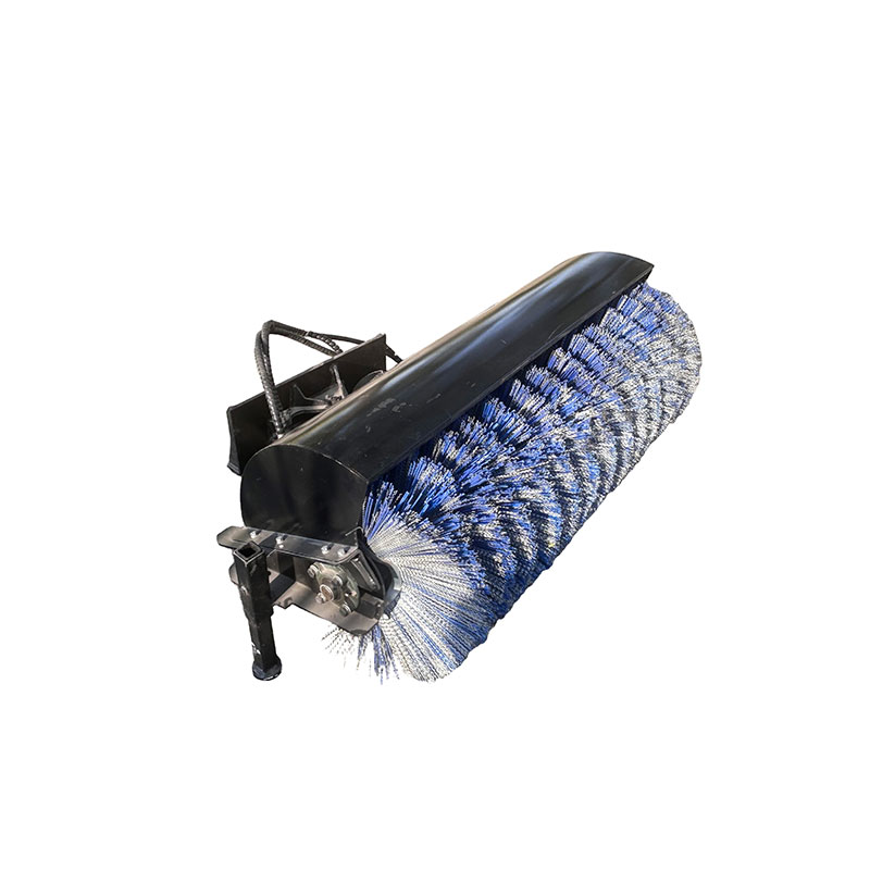 Minikuormaaja Diagonaalinen lakaisukone