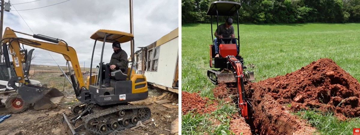 Pelle hydraulique 3T