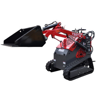 Cargadora compacta de dirección deslizante