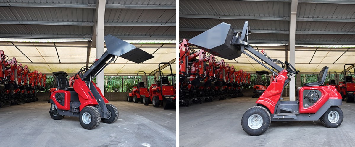 Satılık Mini Ön Yüklemeli Çim Biçme Makinesi Satılık Mini Ön Yüklemeli Çim Biçme Makinesi