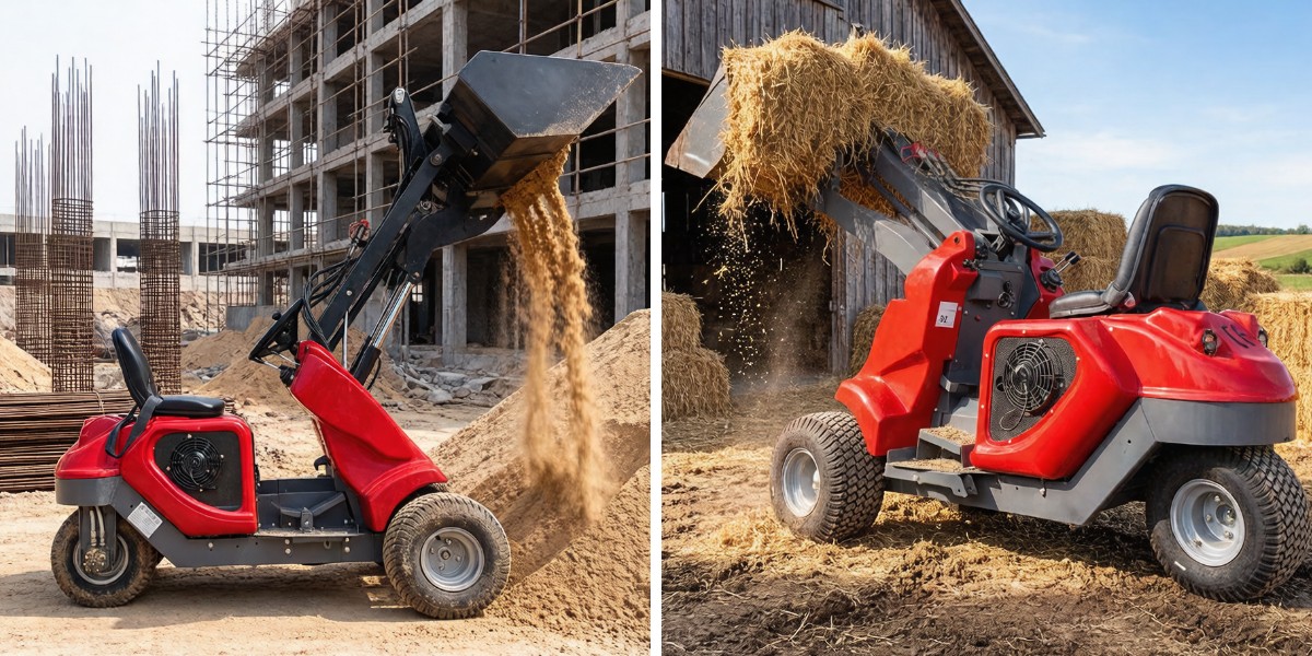 Satılık Mini Ön Yüklemeli Çim Biçme Makinesi Satılık Mini Ön Yüklemeli Çim Biçme Makinesi