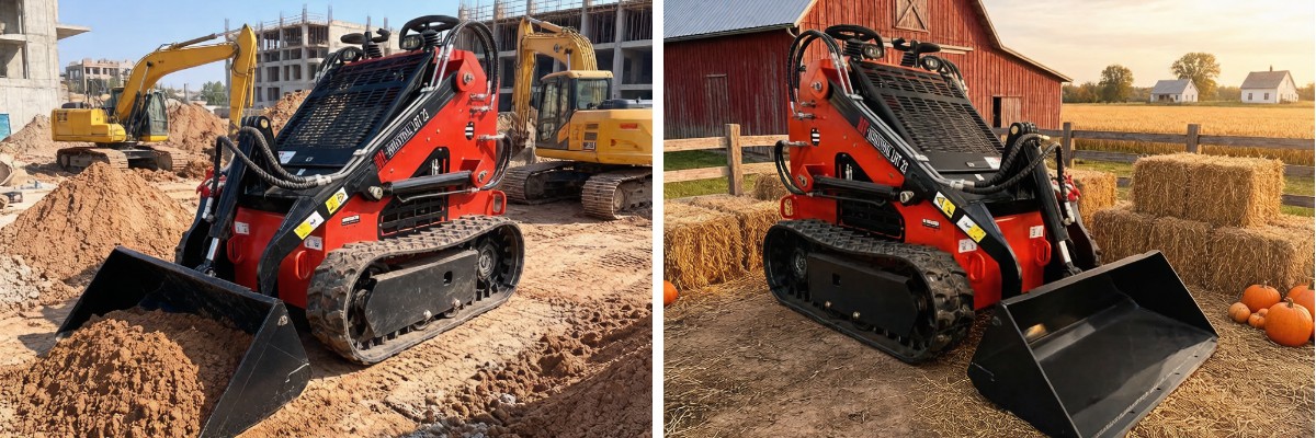Kompaktowa gąsienica ładowarki