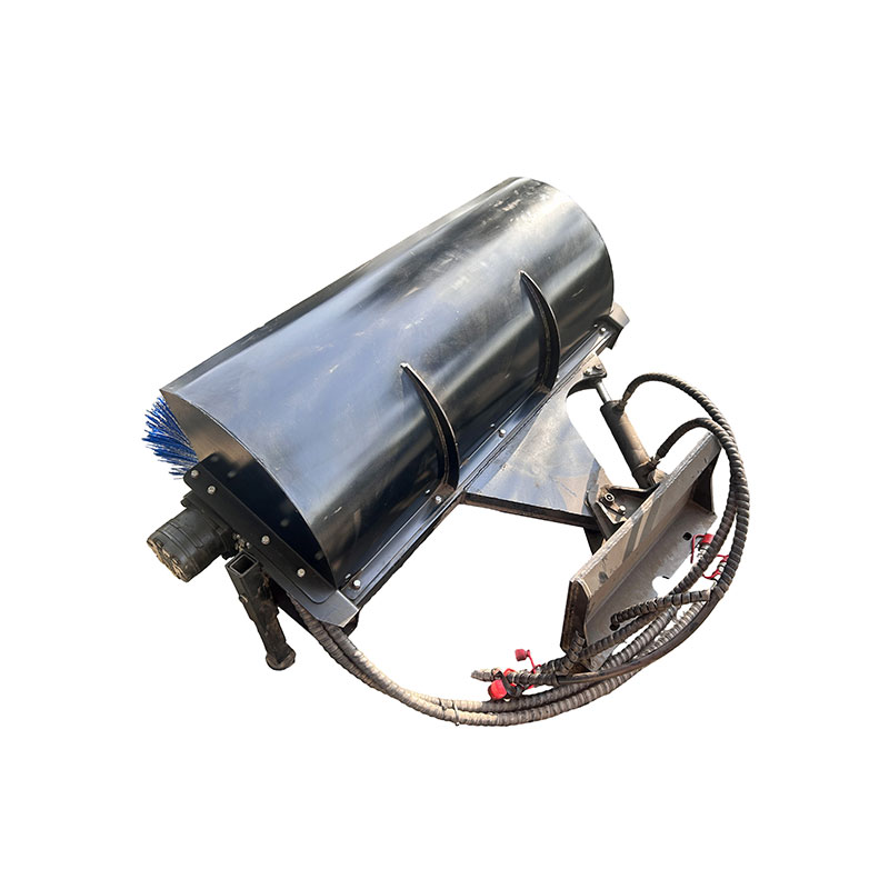 Minikuormaaja Diagonaalinen lakaisukone