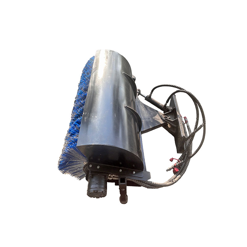 Minikuormaaja Diagonaalinen lakaisukone